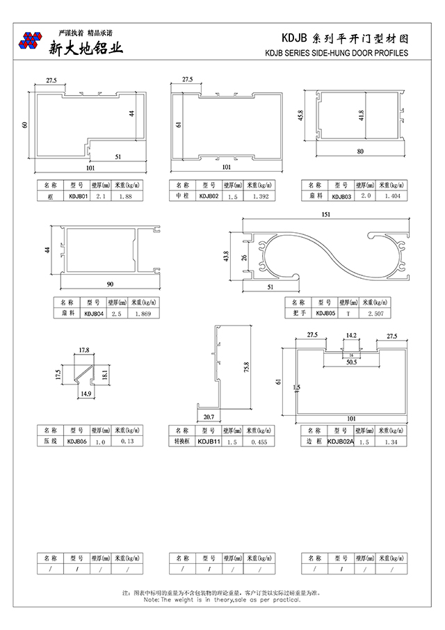 KDJB series Kentucky door